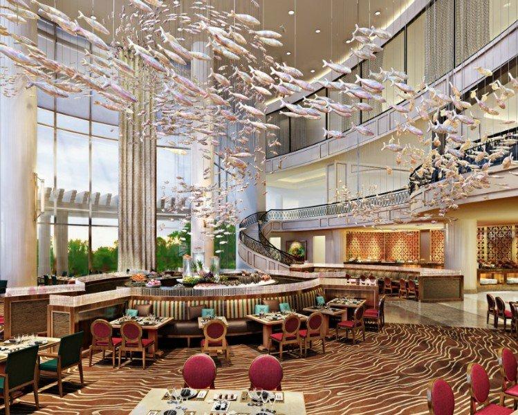 Sheraton Fuzhou Hotel Restoran fotoğraf